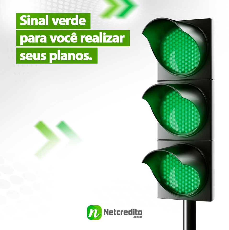 Sinal verde para você realizar seus planos.