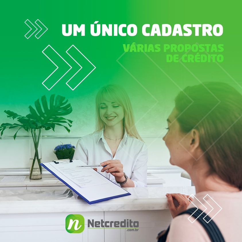 Por meio de um único cadastro, você recebe diversas propostas de crédito