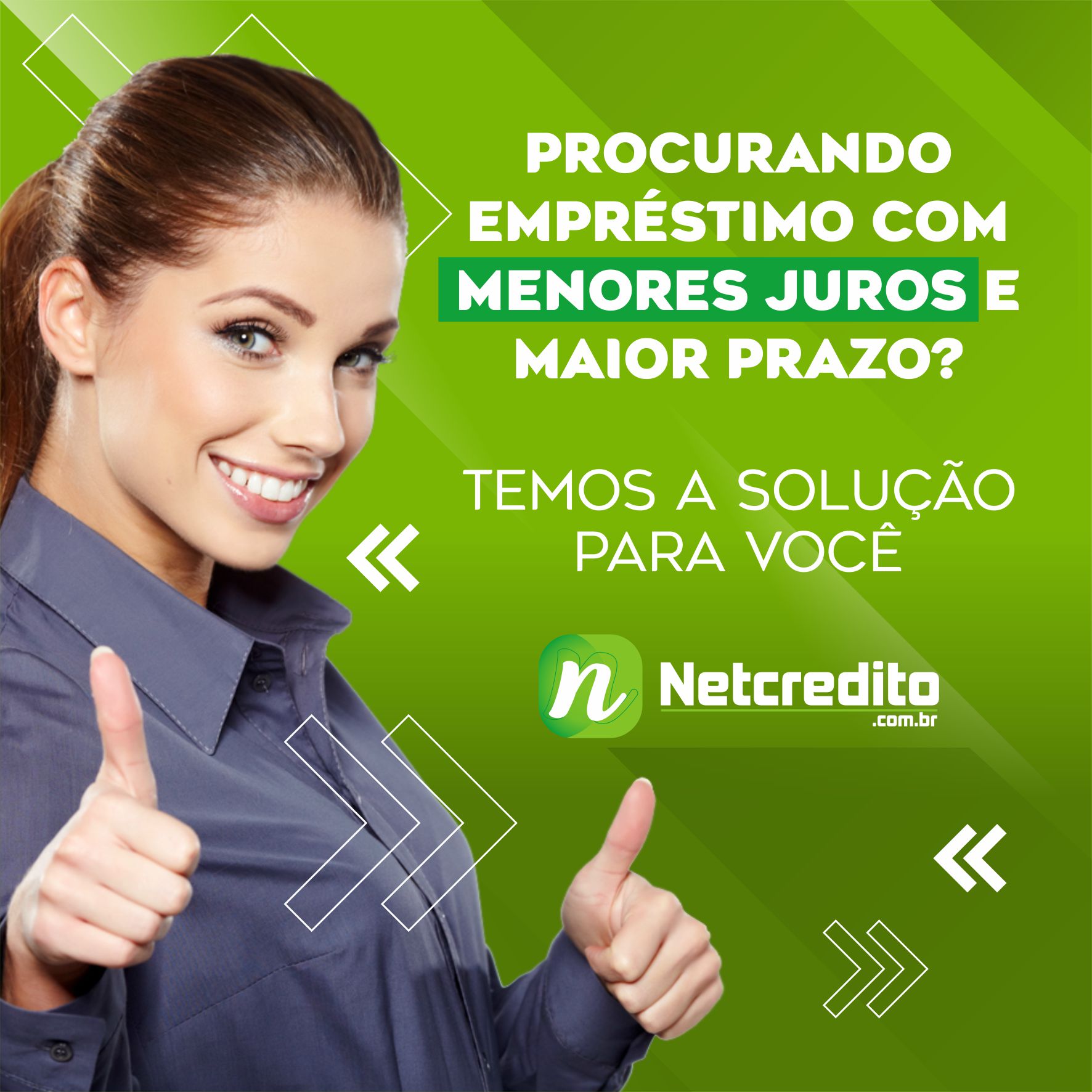 PROCURANDO EMPRESTIMO COM MENORES JUROS E MAIOR PRAZO?