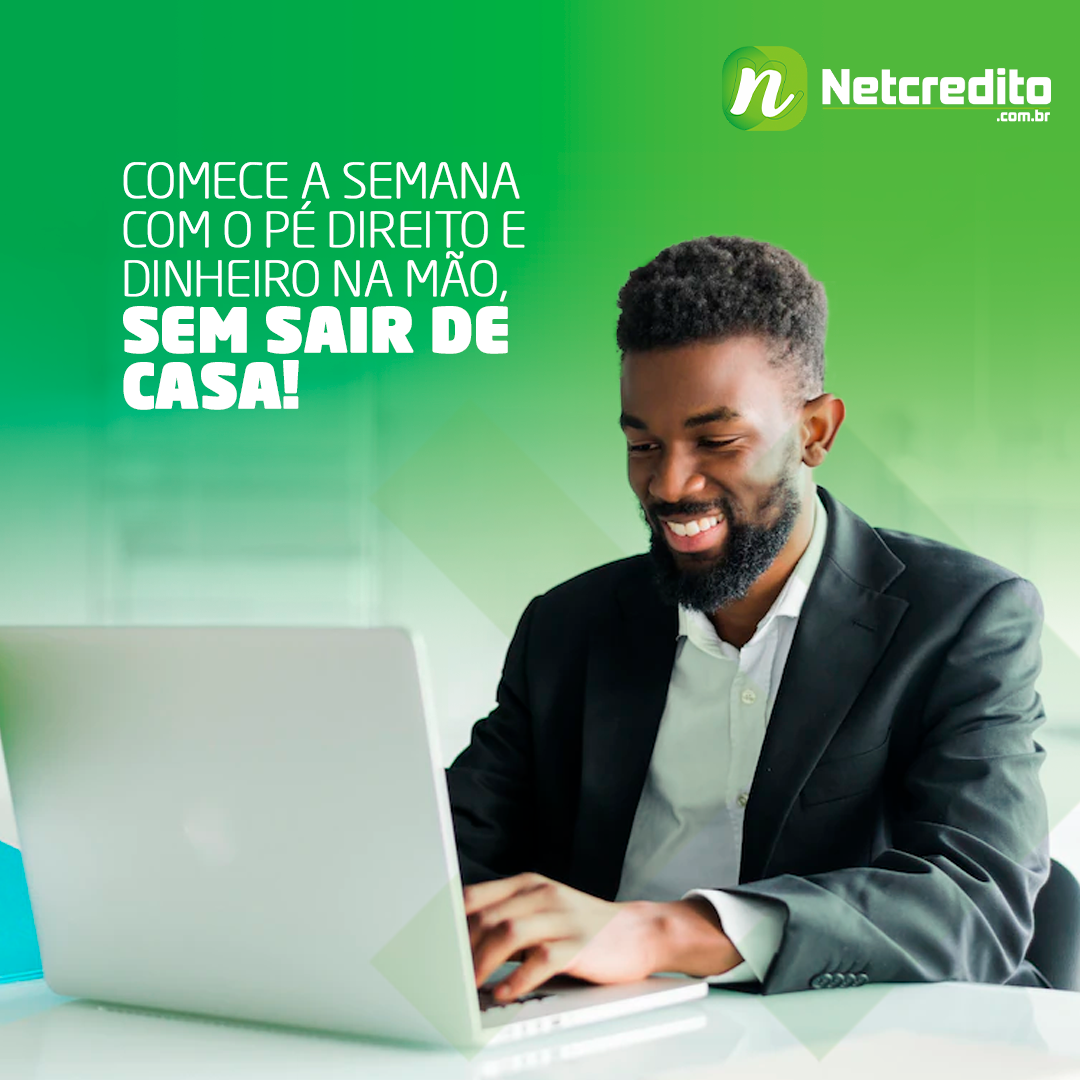 COMECE A SEMANA COM O PÉ DIREITO E DINHEIRO NA MÃO, SEM SAIR DE CASA!