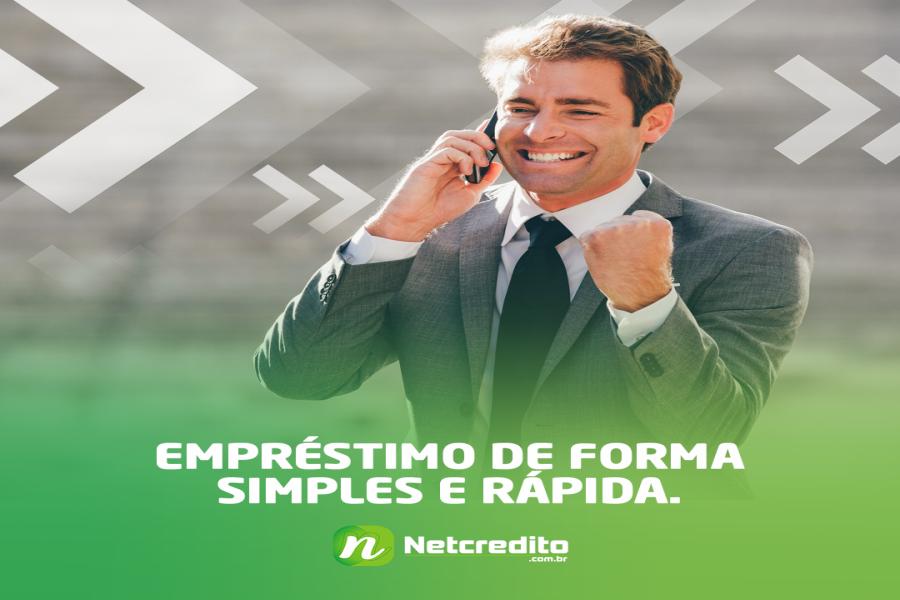 Netcredito, empréstimo de forma simples e rápida.
