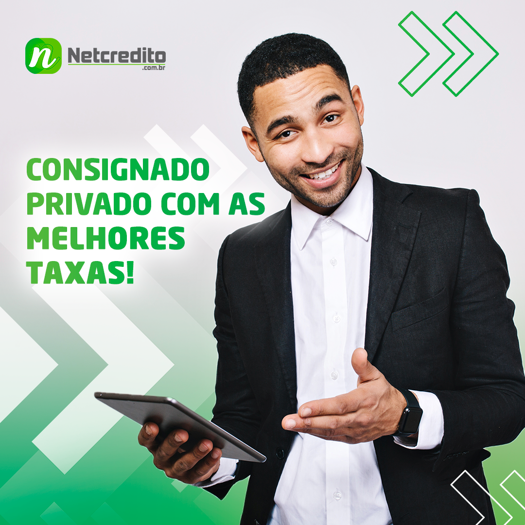 Consignado privado com as melhores taxas!