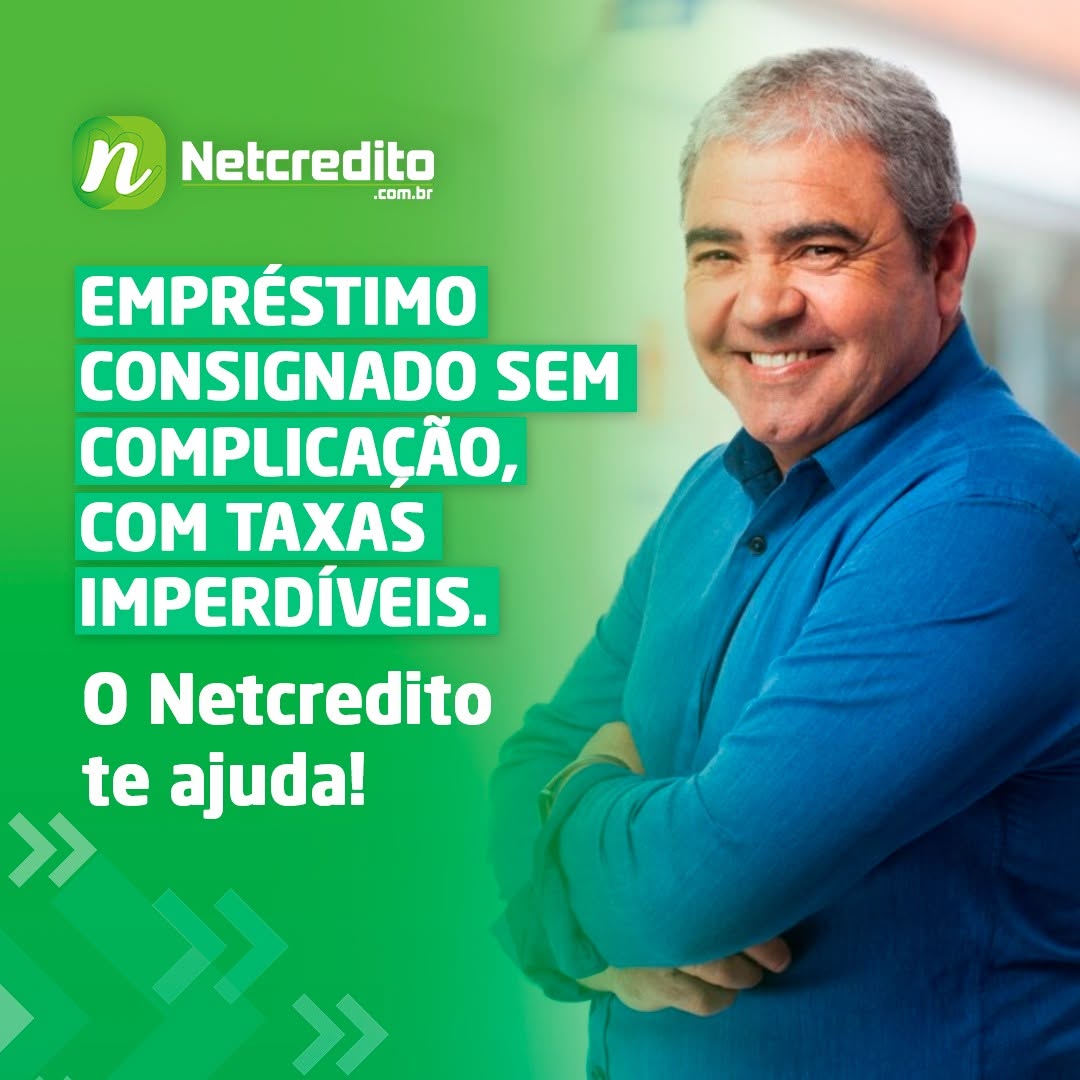 Empréstimo consignado sem complicação, com taxas imperdíveis. O Netcredito te ajuda!