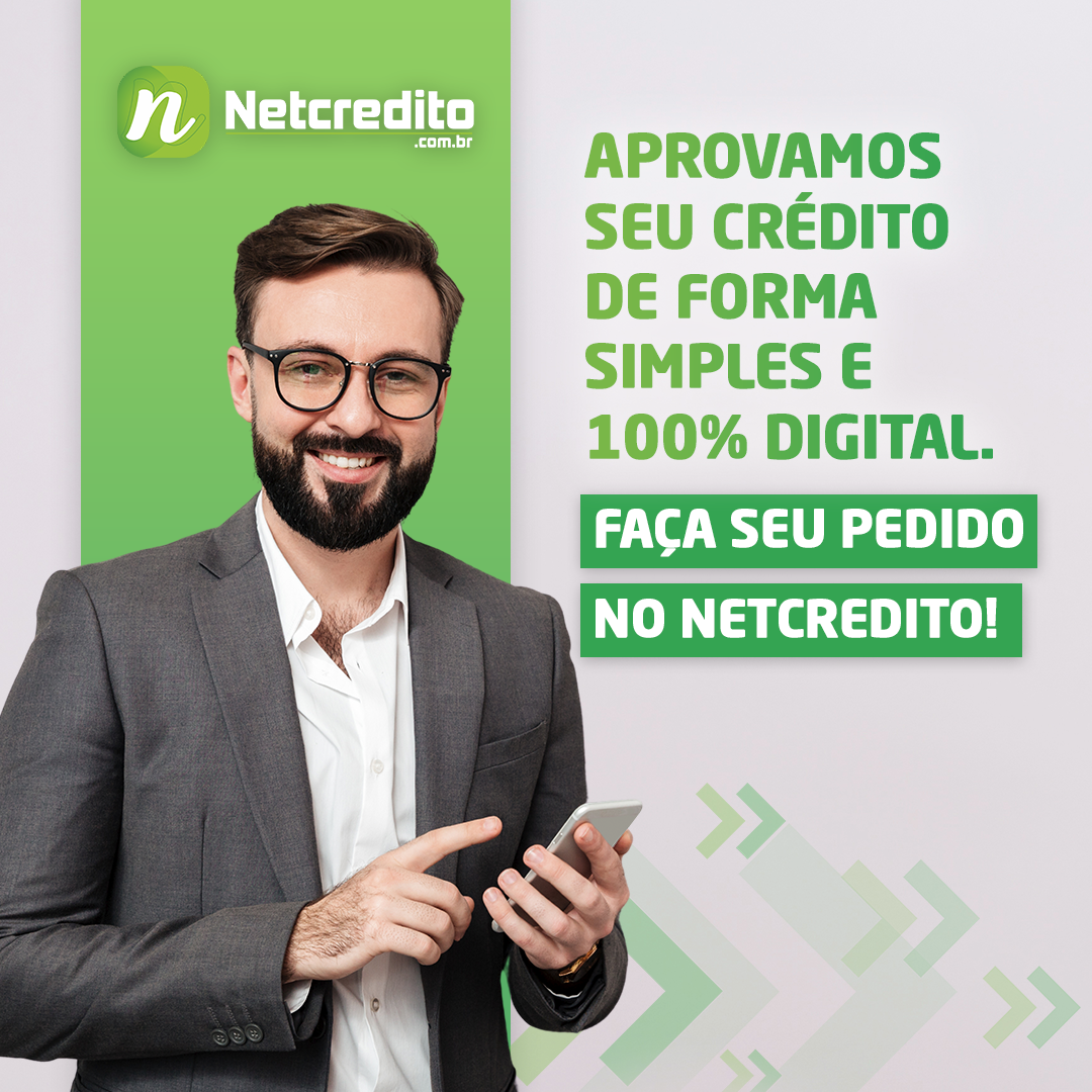 Aprovamos seu crédito de forma simples e 100% digital. Faça seu pedido no Netcredito!
