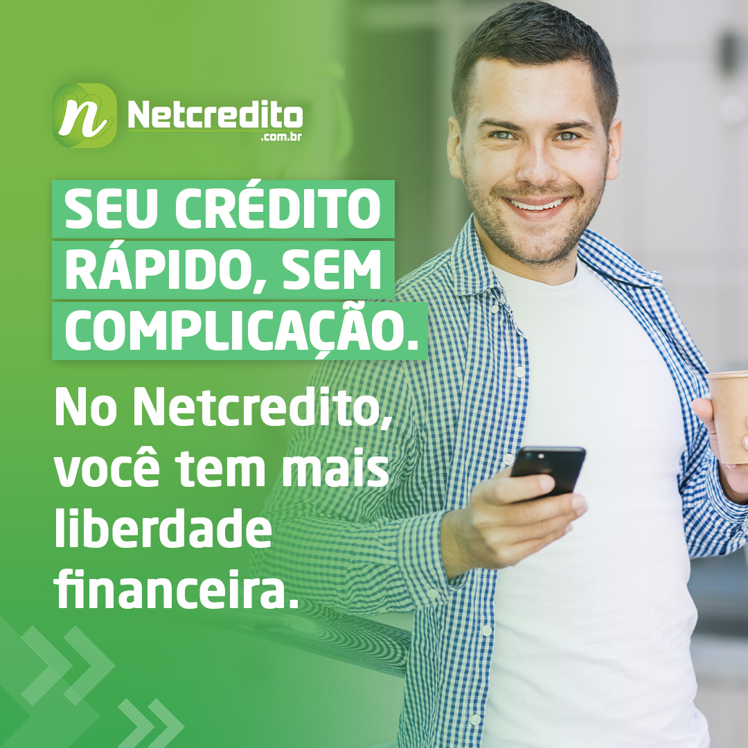 Seu crédito rápido, sem complicação. No Netcredito, você tem mais liberdade financeira.