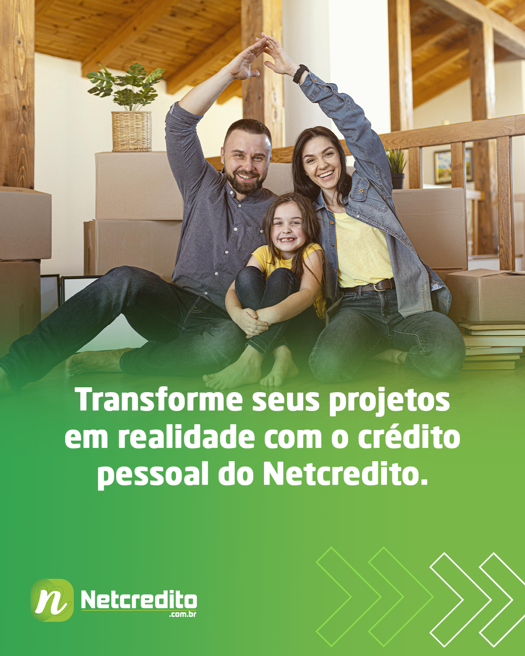 Transforme seus projetos em realidade com o crédito pessoal do Netcredito.