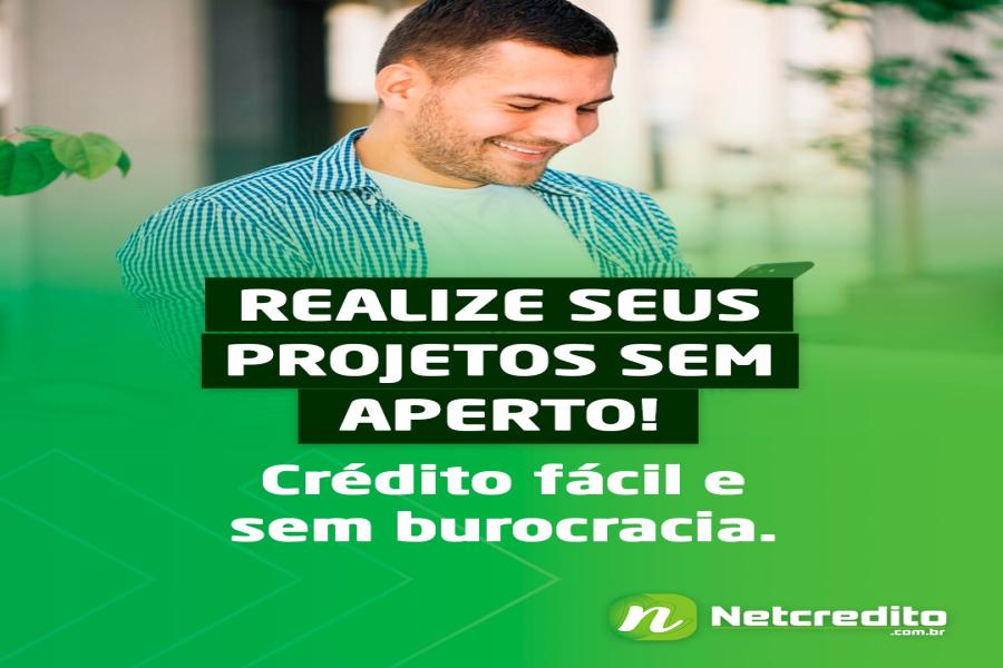 Realize seus projetos sem aperto! Crédito fácil e sem burocracia