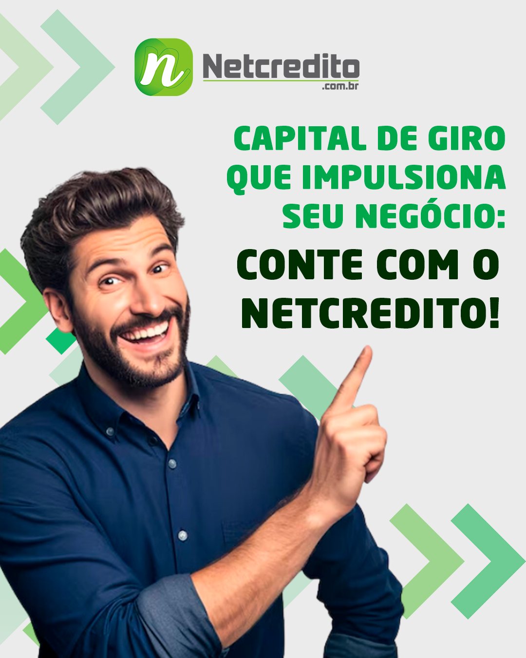 Capital de giro que impulsiona o seu negócio: conte com o Netcredito