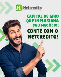 Capital de giro que impulsiona o seu negócio: conte com o Netcredito