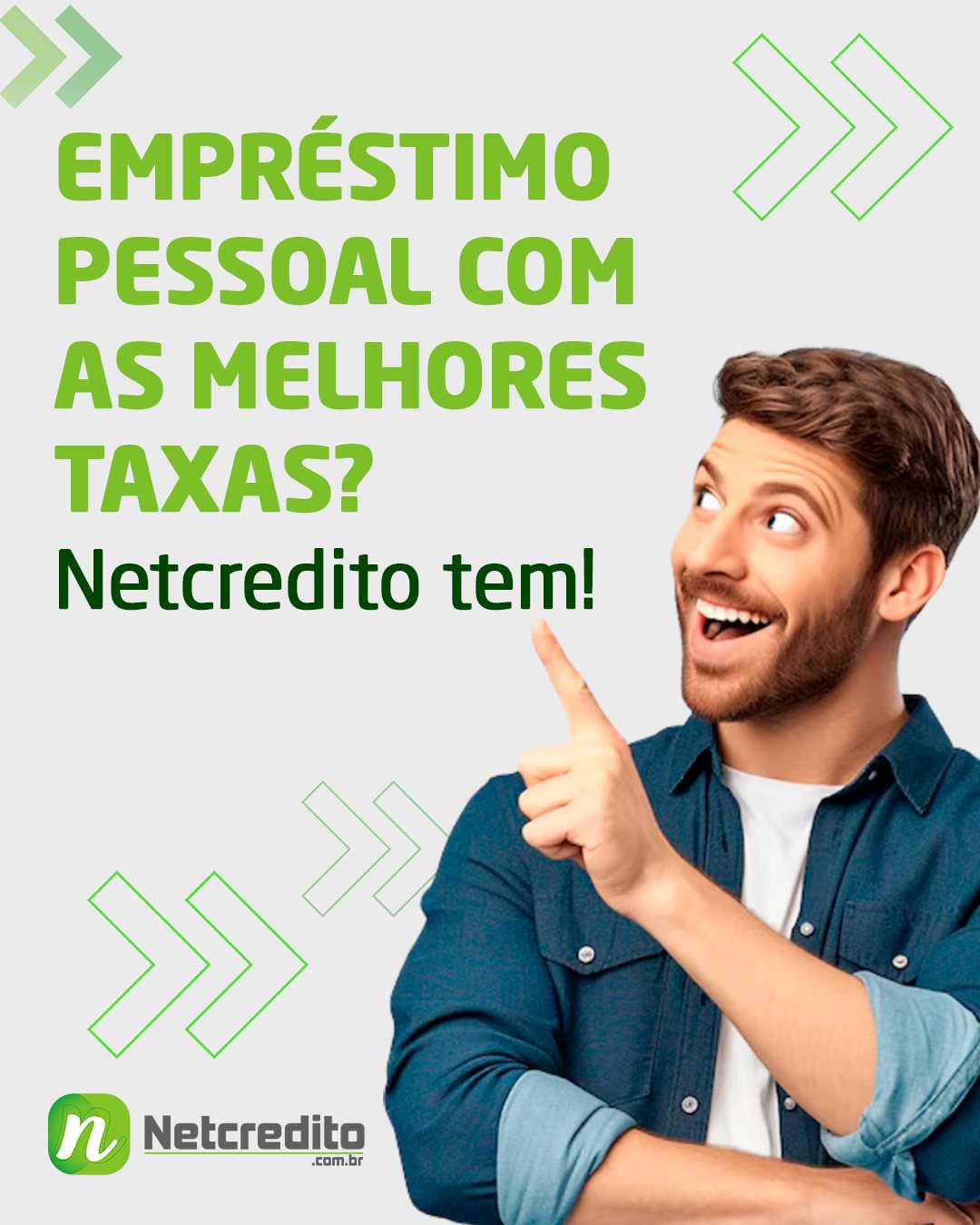 Empréstimo pessoal com as melhores taxas? Netcredito tem!