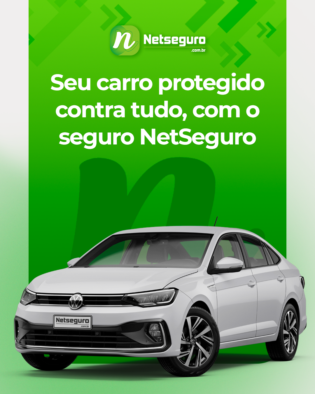 Seu carro protegido contra tudo, com o seguro NETSEGURO