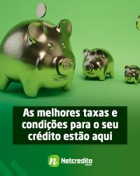 As melhores taxas e condições para o seu crédito estão
