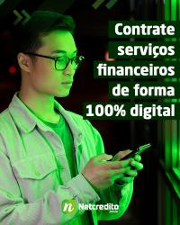 Contrate serviços financeiros de forma 100% digital