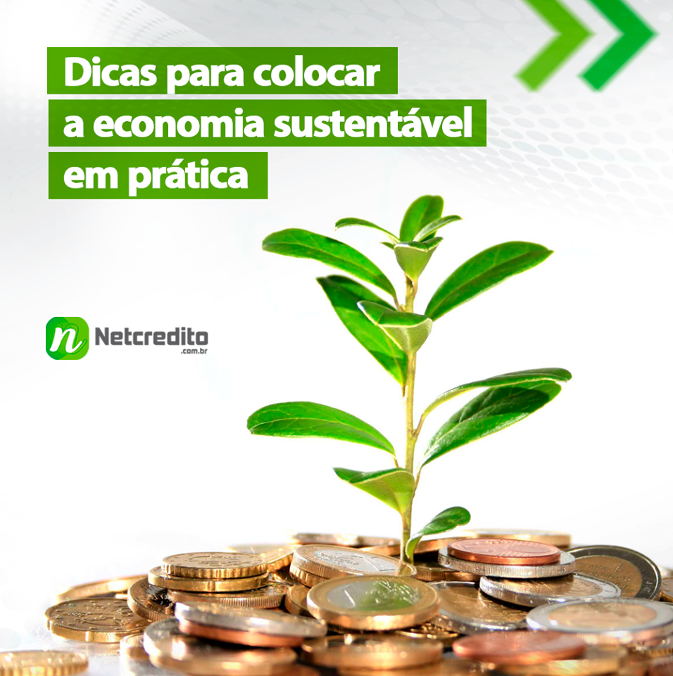 Dicas para colocar a economia sustentável em práticas.