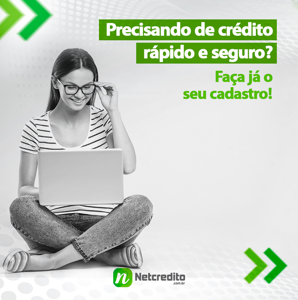 Precisando de crédito rápido e seguro? Faça já o seu cadastro.