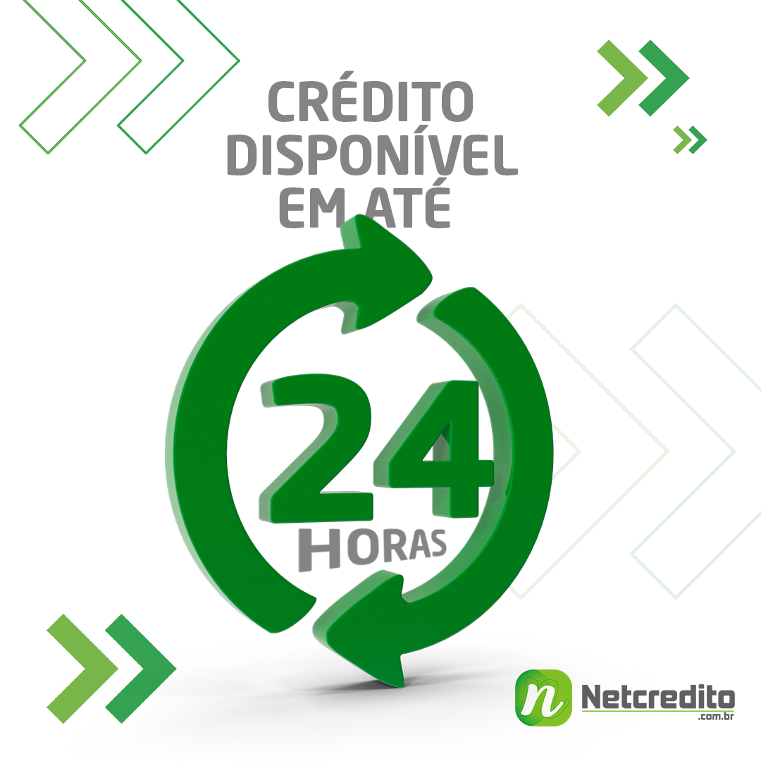 CRÉDITO DISPONIVEL EM ATÉ 24H