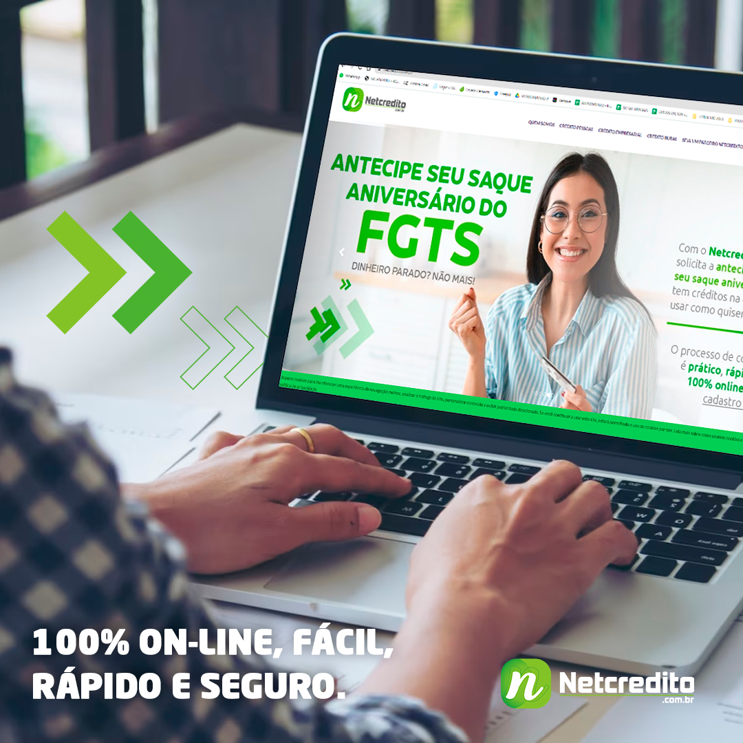 100% ON-LINE, FÁCIL, RÁPIDO E SEGURO