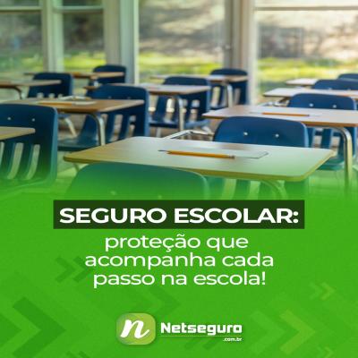 SEGURO ESCOLAR: proteção que acompanha cada passo na escola!