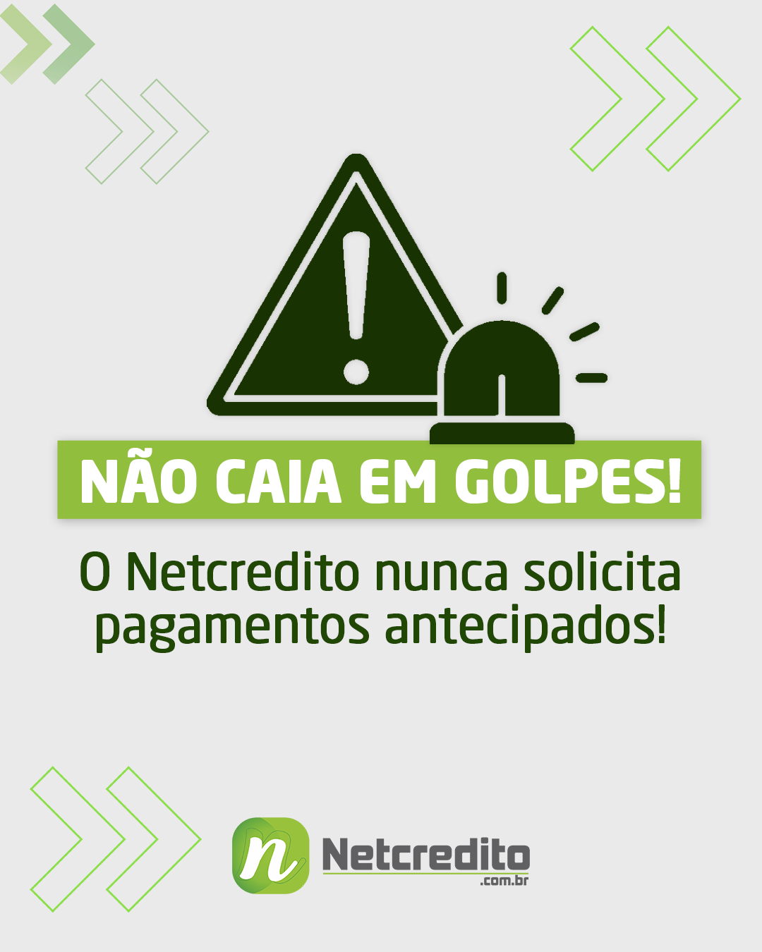 Não caia em golpes!