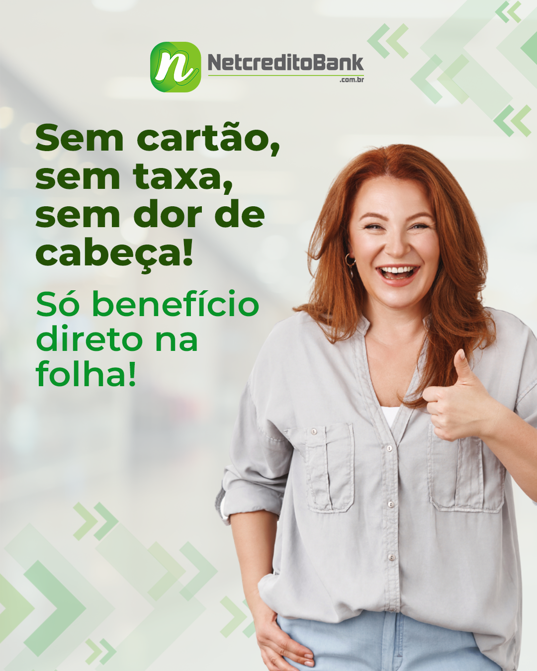 Sem cartão, sem taxa, sem dor de cabeça!