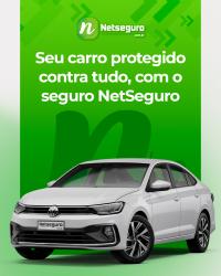 Seu carro protegido contra tudo, com o seguro NETSEGURO