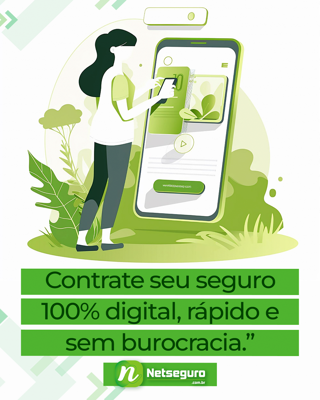 Contrate seu seguro 100% digital, rápido e sem burocracia