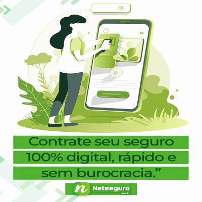 Contrate seu seguro 100% digital, rápido e sem burocracia