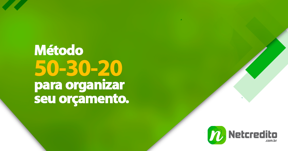 Método 50-30-20 para organização do orçamento