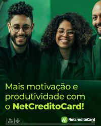 Mais motivação e produtivade com o NETCREDITOCARD